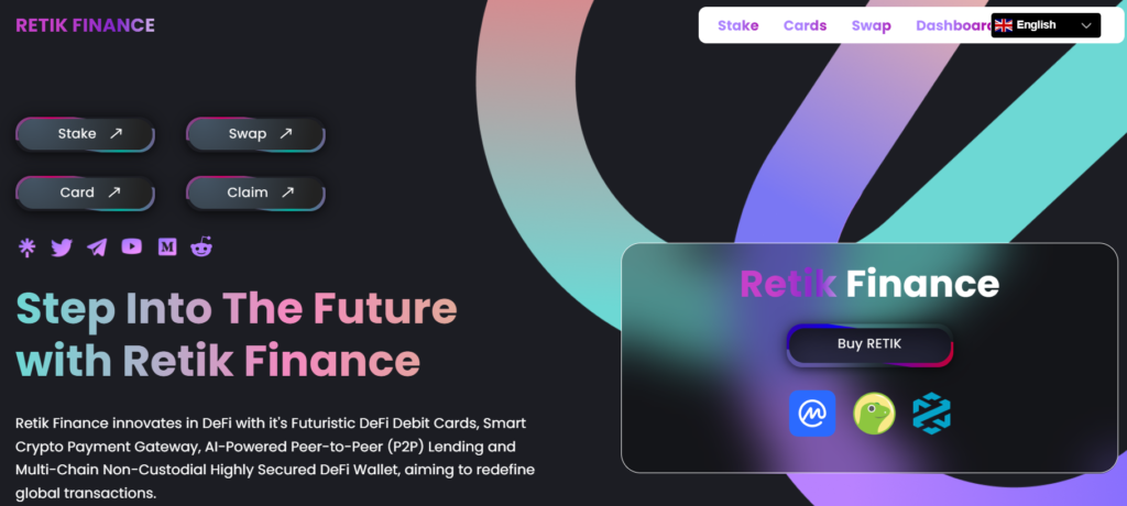 Retik Finance: Revolutionizing DeFi with Futuristic Solutions